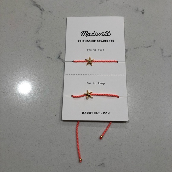NWT Madewell Starfish 2 pack Friendship bracelets set - Picture 3 of 9